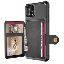 Load image into Gallery viewer, Magnetic Wallet Card Bag Leather Case, For iPhone 11 Pro Max, For iPhone X / XS, For iPhone XR, For iPhone XS Max, For iPhone SE 2022 / 2020 / 7 / 8, For iPhone 8 Plus / 7 Plus / 6 Plus