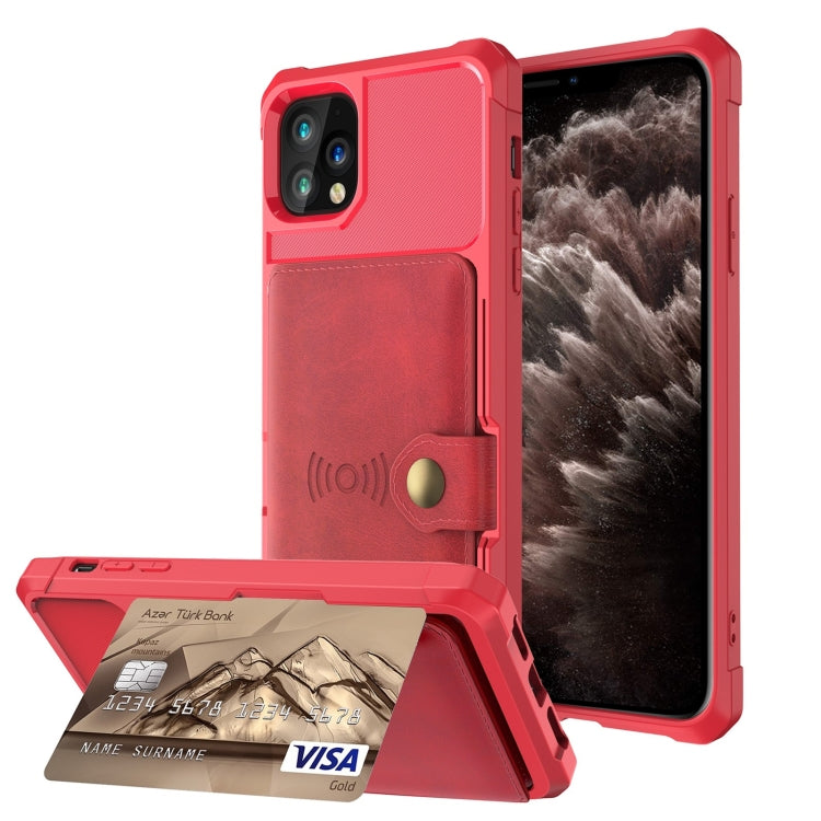 Magnetic Wallet Card Bag Leather Case, For iPhone 11 Pro Max, For iPhone X / XS, For iPhone XR, For iPhone XS Max, For iPhone SE 2022 / 2020 / 7 / 8, For iPhone 8 Plus / 7 Plus / 6 Plus