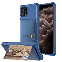 Load image into Gallery viewer, Magnetic Wallet Card Bag Leather Case, For iPhone 11 Pro Max, For iPhone X / XS, For iPhone XR, For iPhone XS Max, For iPhone SE 2022 / 2020 / 7 / 8, For iPhone 8 Plus / 7 Plus / 6 Plus