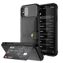 Load image into Gallery viewer, Magnetic Wallet Card Bag Leather Case, For iPhone 11 Pro Max, For iPhone X / XS, For iPhone XR, For iPhone XS Max, For iPhone SE 2022 / 2020 / 7 / 8, For iPhone 8 Plus / 7 Plus / 6 Plus
