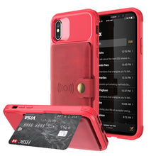 Load image into Gallery viewer, Magnetic Wallet Card Bag Leather Case, For iPhone 11 Pro Max, For iPhone X / XS, For iPhone XR, For iPhone XS Max, For iPhone SE 2022 / 2020 / 7 / 8, For iPhone 8 Plus / 7 Plus / 6 Plus
