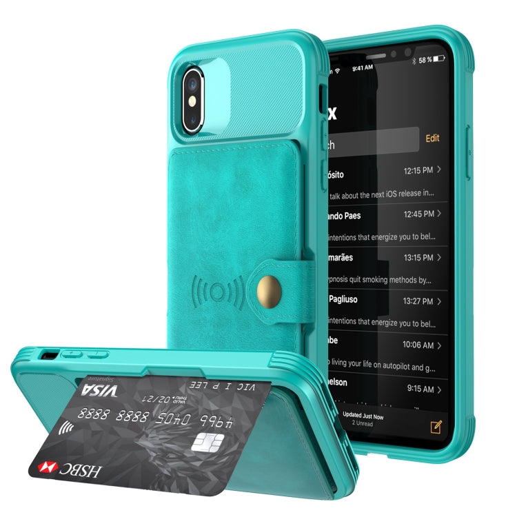 Magnetic Wallet Card Bag Leather Case, For iPhone 11 Pro Max, For iPhone X / XS, For iPhone XR, For iPhone XS Max, For iPhone SE 2022 / 2020 / 7 / 8, For iPhone 8 Plus / 7 Plus / 6 Plus