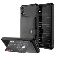 Load image into Gallery viewer, Magnetic Wallet Card Bag Leather Case, For iPhone 11 Pro Max, For iPhone X / XS, For iPhone XR, For iPhone XS Max, For iPhone SE 2022 / 2020 / 7 / 8, For iPhone 8 Plus / 7 Plus / 6 Plus