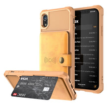 Load image into Gallery viewer, Magnetic Wallet Card Bag Leather Case, For iPhone 11 Pro Max, For iPhone X / XS, For iPhone XR, For iPhone XS Max, For iPhone SE 2022 / 2020 / 7 / 8, For iPhone 8 Plus / 7 Plus / 6 Plus