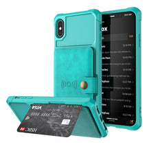 Load image into Gallery viewer, Magnetic Wallet Card Bag Leather Case, For iPhone 11 Pro Max, For iPhone X / XS, For iPhone XR, For iPhone XS Max, For iPhone SE 2022 / 2020 / 7 / 8, For iPhone 8 Plus / 7 Plus / 6 Plus