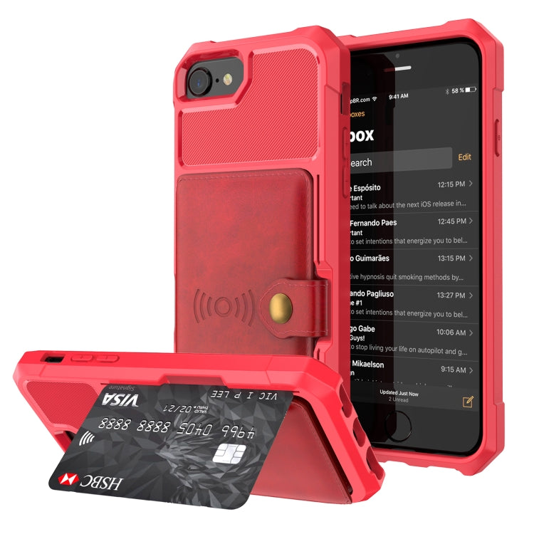 Magnetic Wallet Card Bag Leather Case, For iPhone 11 Pro Max, For iPhone X / XS, For iPhone XR, For iPhone XS Max, For iPhone SE 2022 / 2020 / 7 / 8, For iPhone 8 Plus / 7 Plus / 6 Plus