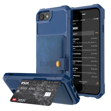 Load image into Gallery viewer, Magnetic Wallet Card Bag Leather Case, For iPhone 11 Pro Max, For iPhone X / XS, For iPhone XR, For iPhone XS Max, For iPhone SE 2022 / 2020 / 7 / 8, For iPhone 8 Plus / 7 Plus / 6 Plus