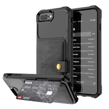 Load image into Gallery viewer, Magnetic Wallet Card Bag Leather Case, For iPhone 11 Pro Max, For iPhone X / XS, For iPhone XR, For iPhone XS Max, For iPhone SE 2022 / 2020 / 7 / 8, For iPhone 8 Plus / 7 Plus / 6 Plus