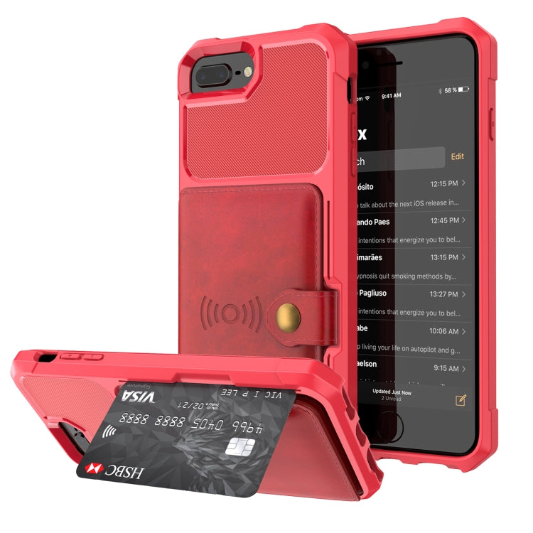 Magnetic Wallet Card Bag Leather Case, For iPhone 11 Pro Max, For iPhone X / XS, For iPhone XR, For iPhone XS Max, For iPhone SE 2022 / 2020 / 7 / 8, For iPhone 8 Plus / 7 Plus / 6 Plus