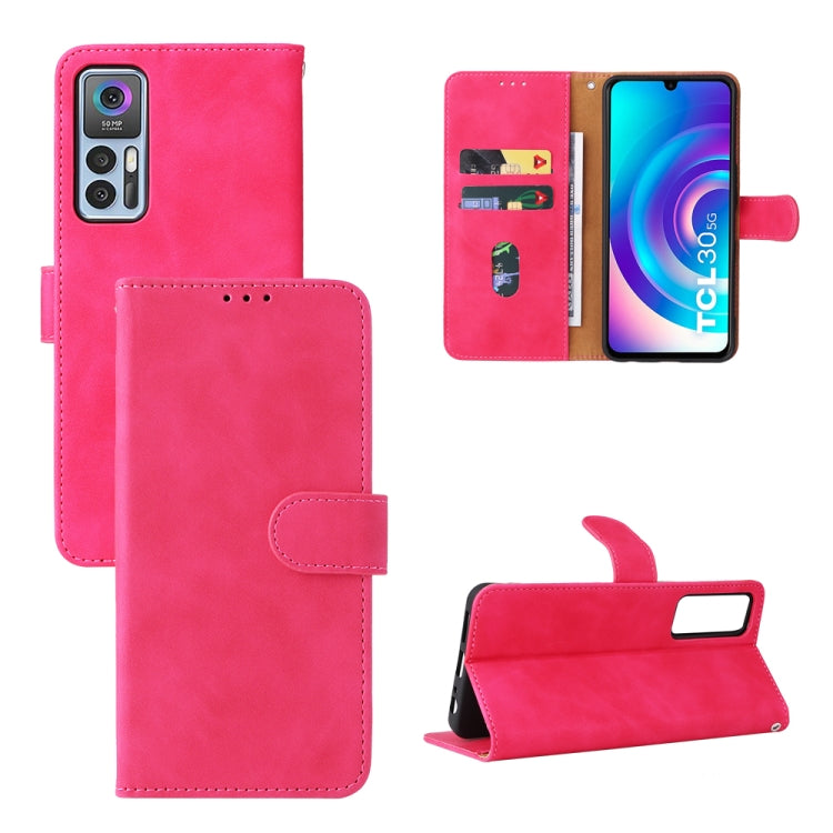 Skin Feel Magnetic Flip Leather Phone Case, For TCL 30 5G/30+ 5G, For TCL 30 SE, For vivo Y76 5G/Y76S 5G/Y74S, For Wiko Y52, For Samsung Galaxy M23 5G