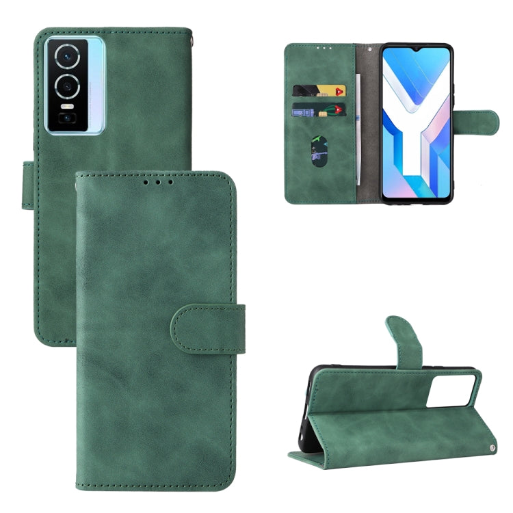 Skin Feel Magnetic Flip Leather Phone Case, For TCL 30 5G/30+ 5G, For TCL 30 SE, For vivo Y76 5G/Y76S 5G/Y74S, For Wiko Y52, For Samsung Galaxy M23 5G