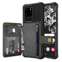 Load image into Gallery viewer, Magnetic Wallet Card Bag Leather Phone Case, For Samsung Galaxy S21 5G, For Samsung Galaxy S21+ 5G, For Samsung Galaxy S21 Ultra 5G, For Samsung Galaxy S20, For Samsung Galaxy S20+, For Samsung Galaxy S20 Ultra, For Samsung Galaxy Note20               ...
