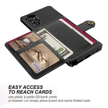 Load image into Gallery viewer, Magnetic Wallet Card Bag Leather Phone Case, For Samsung Galaxy Note10+, For Samsung Galaxy S10, For Samsung Galaxy S10e, For Samsung Galaxy S10+, For Samsung Galaxy Note9, For Samsung Galaxy S9, For Samsung Galaxy S9+, For Samsung Galaxy A12          ...