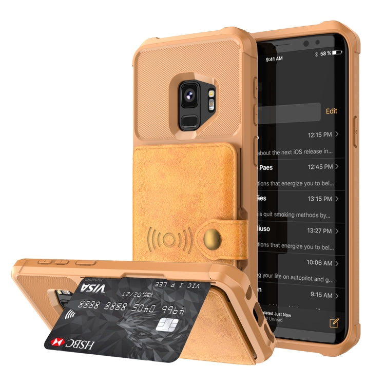 Magnetic Wallet Card Bag Leather Phone Case, For Samsung Galaxy Note10+, For Samsung Galaxy S10, For Samsung Galaxy S10e, For Samsung Galaxy S10+, For Samsung Galaxy Note9, For Samsung Galaxy S9, For Samsung Galaxy S9+, For Samsung Galaxy A12          ...