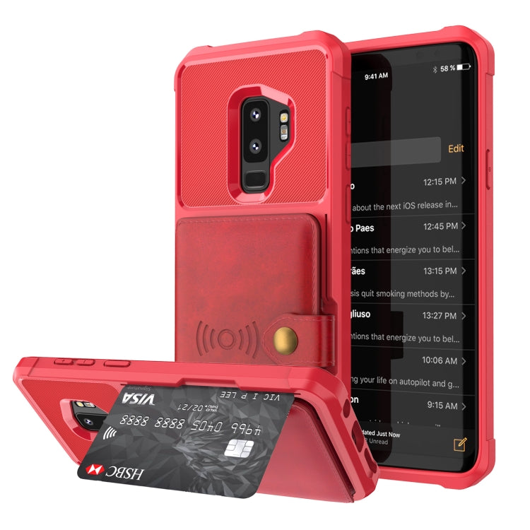 Magnetic Wallet Card Bag Leather Phone Case, For Samsung Galaxy Note10+, For Samsung Galaxy S10, For Samsung Galaxy S10e, For Samsung Galaxy S10+, For Samsung Galaxy Note9, For Samsung Galaxy S9, For Samsung Galaxy S9+, For Samsung Galaxy A12          ...