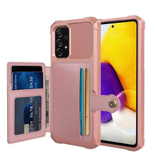 Load image into Gallery viewer, Magnetic Wallet Card Bag Leather Phone Case, For Samsung Galaxy A72 5G / 4G, For Samsung Galaxy S21 FE 5G