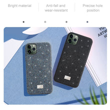 Load image into Gallery viewer, Mutural TPU + PC + Diamond Cloth Protective Case, For iPhone 11 Pro, For iPhone 11 Pro Max, For iPhone 11