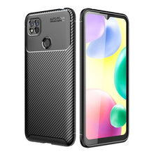 Load image into Gallery viewer, Carbon Fiber Texture Shockproof TPU Phone Case, For Xiaomi Redmi 10A