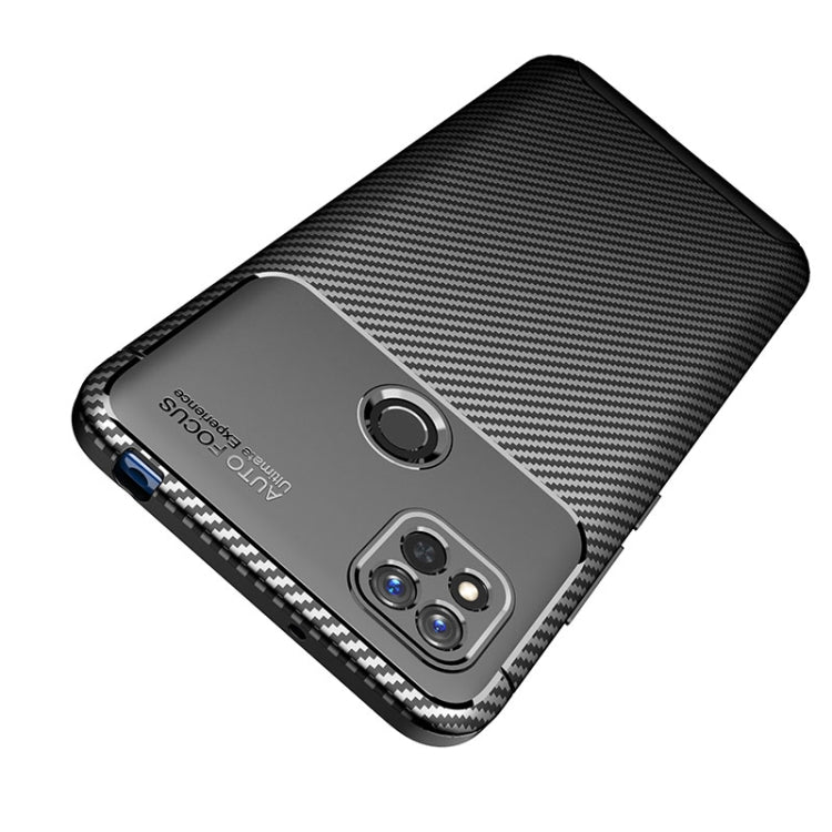 Carbon Fiber Texture Shockproof TPU Phone Case, For Xiaomi Redmi 10A