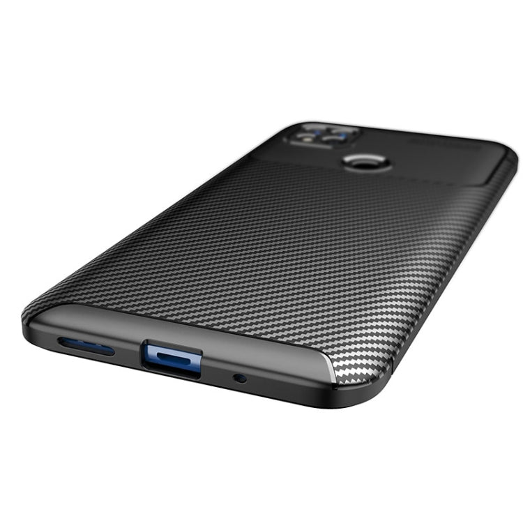 Carbon Fiber Texture Shockproof TPU Phone Case, For Xiaomi Redmi 10A