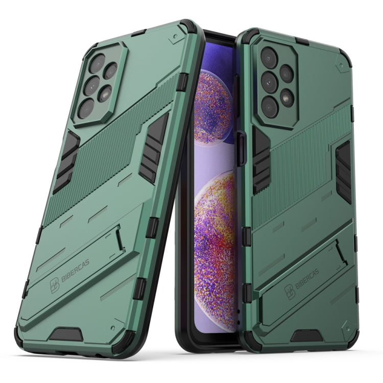 Punk Armor 2 in 1 PC + TPU Shockproof Phone Case with Invisible Holder, For Realme GT Neo3 5G China, For Samsung Galaxy A23