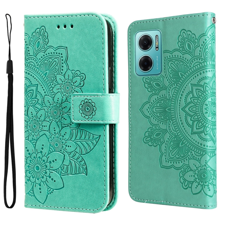 7-petal Flowers Embossing Pattern Horizontal Flip Leather Case, For Xiaomi Redmi Note 11E/Redmi 10 Prime+ 5G, For Huawei Nova 9 Pro/Honor 50 Pro, For Infinix Hot 11, For Infinix Note 11, For Infinix Note 11 Pro/Note 11s, For OPPO Realme C35            ...