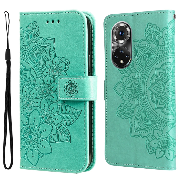 7-petal Flowers Embossing Pattern Horizontal Flip Leather Case, For Xiaomi Redmi Note 11E/Redmi 10 Prime+ 5G, For Huawei Nova 9 Pro/Honor 50 Pro, For Infinix Hot 11, For Infinix Note 11, For Infinix Note 11 Pro/Note 11s, For OPPO Realme C35            ...