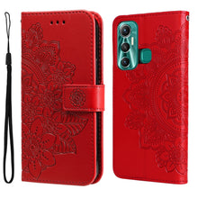 Load image into Gallery viewer, 7-petal Flowers Embossing Pattern Horizontal Flip Leather Case, For Xiaomi Redmi Note 11E/Redmi 10 Prime+ 5G, For Huawei Nova 9 Pro/Honor 50 Pro, For Infinix Hot 11, For Infinix Note 11, For Infinix Note 11 Pro/Note 11s, For OPPO Realme C35            ...