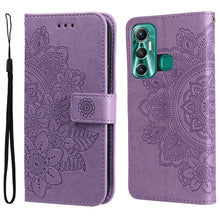 Load image into Gallery viewer, 7-petal Flowers Embossing Pattern Horizontal Flip Leather Case, For Xiaomi Redmi Note 11E/Redmi 10 Prime+ 5G, For Huawei Nova 9 Pro/Honor 50 Pro, For Infinix Hot 11, For Infinix Note 11, For Infinix Note 11 Pro/Note 11s, For OPPO Realme C35            ...