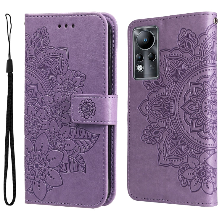 7-petal Flowers Embossing Pattern Horizontal Flip Leather Case, For Xiaomi Redmi Note 11E/Redmi 10 Prime+ 5G, For Huawei Nova 9 Pro/Honor 50 Pro, For Infinix Hot 11, For Infinix Note 11, For Infinix Note 11 Pro/Note 11s, For OPPO Realme C35            ...