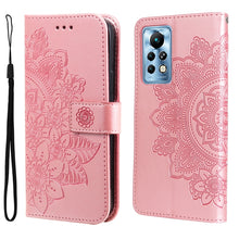 Load image into Gallery viewer, 7-petal Flowers Embossing Pattern Horizontal Flip Leather Case, For Xiaomi Redmi Note 11E/Redmi 10 Prime+ 5G, For Huawei Nova 9 Pro/Honor 50 Pro, For Infinix Hot 11, For Infinix Note 11, For Infinix Note 11 Pro/Note 11s, For OPPO Realme C35            ...