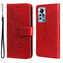 Load image into Gallery viewer, 7-petal Flowers Embossing Pattern Horizontal Flip Leather Case, For Xiaomi Redmi Note 11E/Redmi 10 Prime+ 5G, For Huawei Nova 9 Pro/Honor 50 Pro, For Infinix Hot 11, For Infinix Note 11, For Infinix Note 11 Pro/Note 11s, For OPPO Realme C35            ...