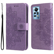 Load image into Gallery viewer, 7-petal Flowers Embossing Pattern Horizontal Flip Leather Case, For Xiaomi Redmi Note 11E/Redmi 10 Prime+ 5G, For Huawei Nova 9 Pro/Honor 50 Pro, For Infinix Hot 11, For Infinix Note 11, For Infinix Note 11 Pro/Note 11s, For OPPO Realme C35            ...