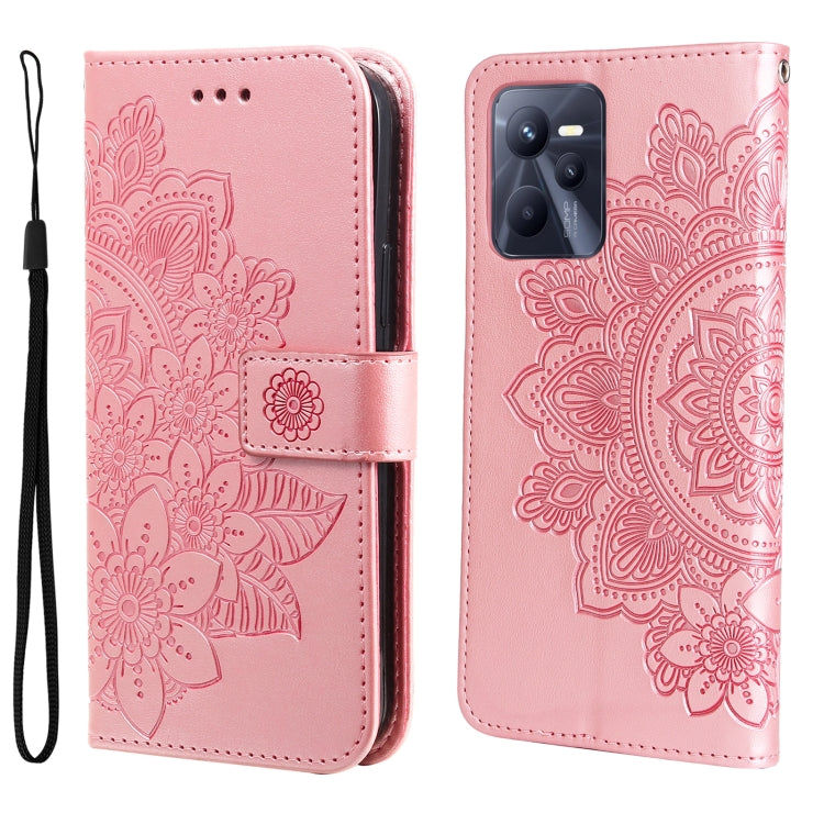 7-petal Flowers Embossing Pattern Horizontal Flip Leather Case, For Xiaomi Redmi Note 11E/Redmi 10 Prime+ 5G, For Huawei Nova 9 Pro/Honor 50 Pro, For Infinix Hot 11, For Infinix Note 11, For Infinix Note 11 Pro/Note 11s, For OPPO Realme C35            ...