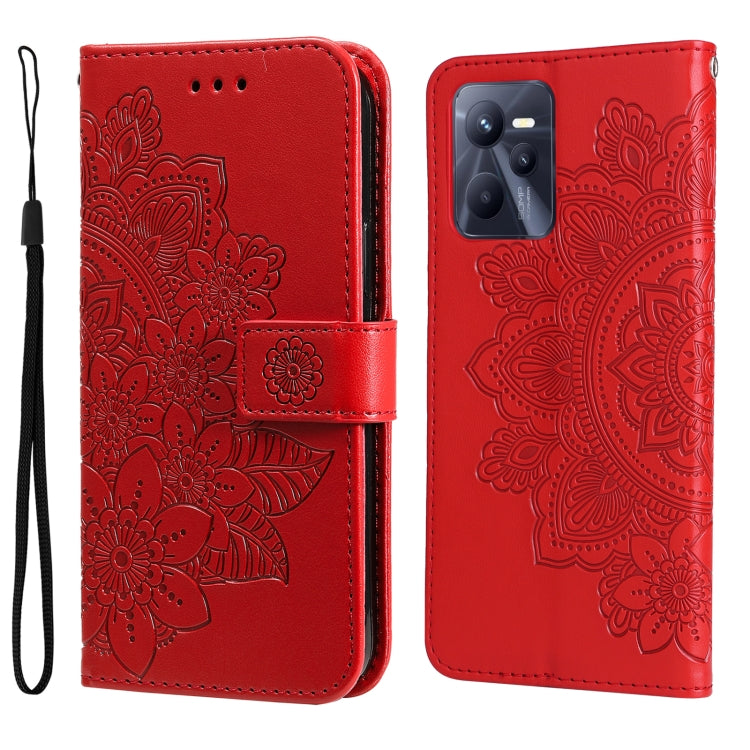 7-petal Flowers Embossing Pattern Horizontal Flip Leather Case, For Xiaomi Redmi Note 11E/Redmi 10 Prime+ 5G, For Huawei Nova 9 Pro/Honor 50 Pro, For Infinix Hot 11, For Infinix Note 11, For Infinix Note 11 Pro/Note 11s, For OPPO Realme C35            ...