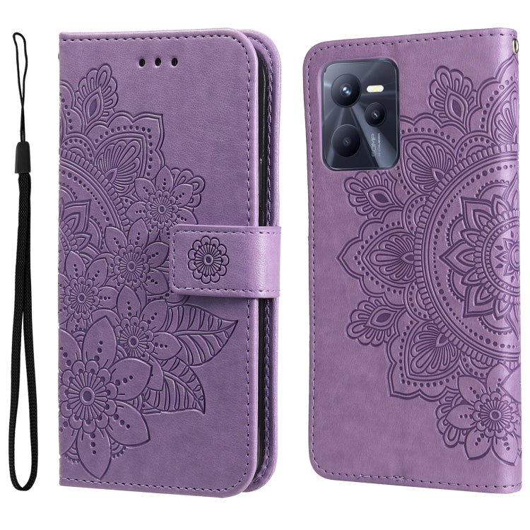 7-petal Flowers Embossing Pattern Horizontal Flip Leather Case, For Xiaomi Redmi Note 11E/Redmi 10 Prime+ 5G, For Huawei Nova 9 Pro/Honor 50 Pro, For Infinix Hot 11, For Infinix Note 11, For Infinix Note 11 Pro/Note 11s, For OPPO Realme C35            ...