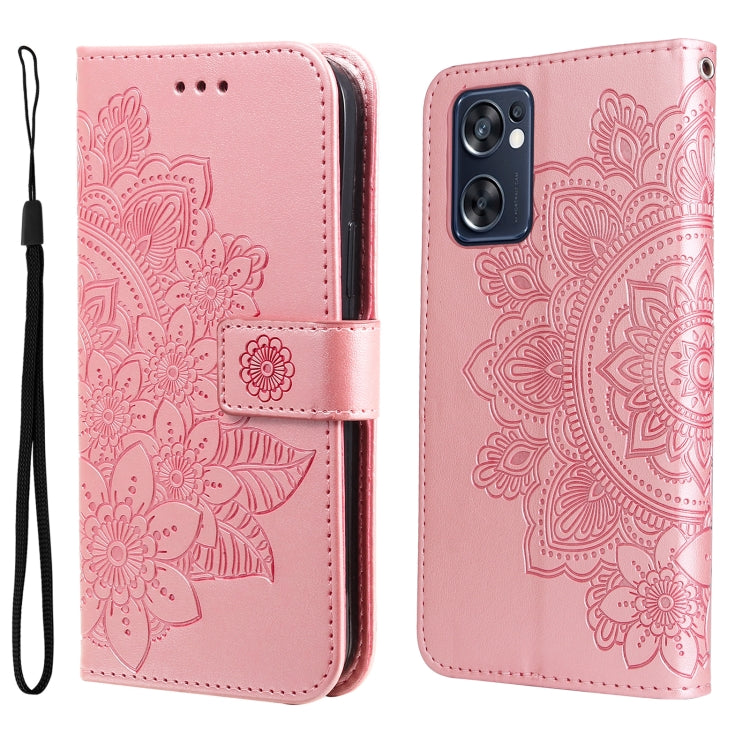 7-petal Flowers Embossing Pattern Horizontal Flip Leather Case, For Xiaomi Redmi Note 11E/Redmi 10 Prime+ 5G, For Huawei Nova 9 Pro/Honor 50 Pro, For Infinix Hot 11, For Infinix Note 11, For Infinix Note 11 Pro/Note 11s, For OPPO Realme C35            ...