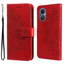 Load image into Gallery viewer, 7-petal Flowers Embossing Pattern Horizontal Flip Leather Case, For Xiaomi Redmi Note 11E/Redmi 10 Prime+ 5G, For Huawei Nova 9 Pro/Honor 50 Pro, For Infinix Hot 11, For Infinix Note 11, For Infinix Note 11 Pro/Note 11s, For OPPO Realme C35            ...