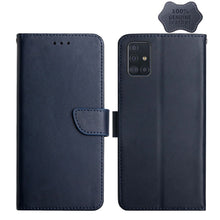 Load image into Gallery viewer, Genuine Leather Fingerprint-proof Horizontal Flip Phone Case, For Samsung Galaxy A40, For Samsung Galaxy A41, For Samsung Galaxy A42 5G, For Samsung Galaxy A50, For Samsung Galaxy A51, For Samsung Galaxy A51 5G, For Samsung Galaxy A70                  ...