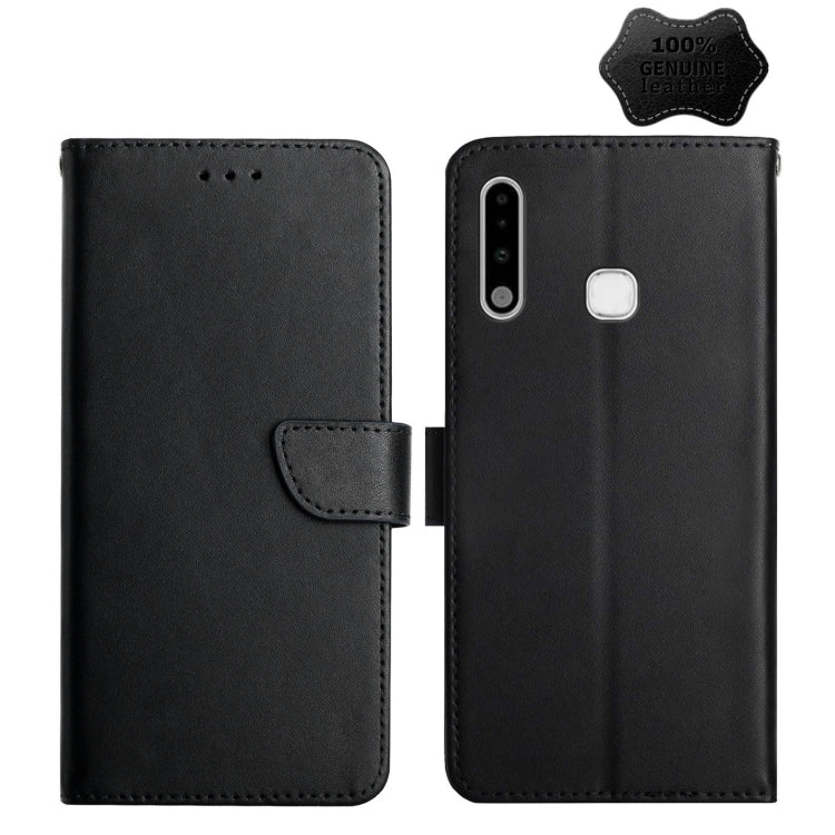 Genuine Leather Fingerprint-proof Horizontal Flip Phone Case, For Samsung Galaxy A40, For Samsung Galaxy A41, For Samsung Galaxy A42 5G, For Samsung Galaxy A50, For Samsung Galaxy A51, For Samsung Galaxy A51 5G, For Samsung Galaxy A70                  ...