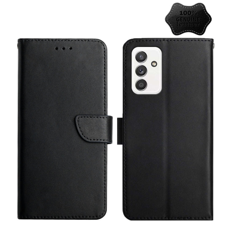 Genuine Leather Fingerprint-proof Horizontal Flip Phone Case, For Samsung Galaxy A40, For Samsung Galaxy A41, For Samsung Galaxy A42 5G, For Samsung Galaxy A50, For Samsung Galaxy A51, For Samsung Galaxy A51 5G, For Samsung Galaxy A70                  ...