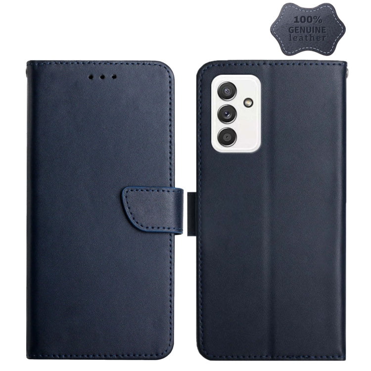 Genuine Leather Fingerprint-proof Horizontal Flip Phone Case, For Samsung Galaxy A40, For Samsung Galaxy A41, For Samsung Galaxy A42 5G, For Samsung Galaxy A50, For Samsung Galaxy A51, For Samsung Galaxy A51 5G, For Samsung Galaxy A70                  ...