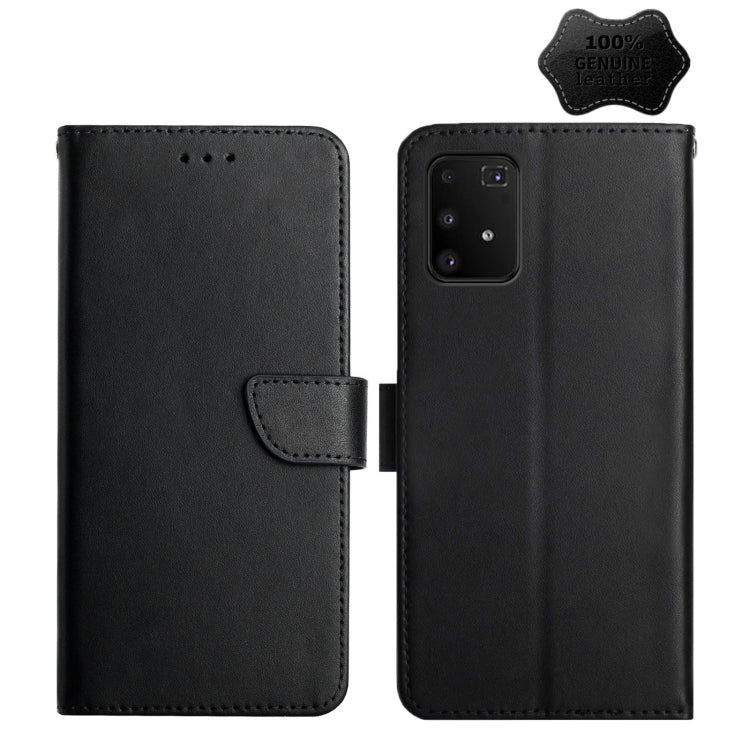 Genuine Leather Fingerprint-proof Horizontal Flip Phone Case, For Samsung Galaxy A40, For Samsung Galaxy A41, For Samsung Galaxy A42 5G, For Samsung Galaxy A50, For Samsung Galaxy A51, For Samsung Galaxy A51 5G, For Samsung Galaxy A70                  ...