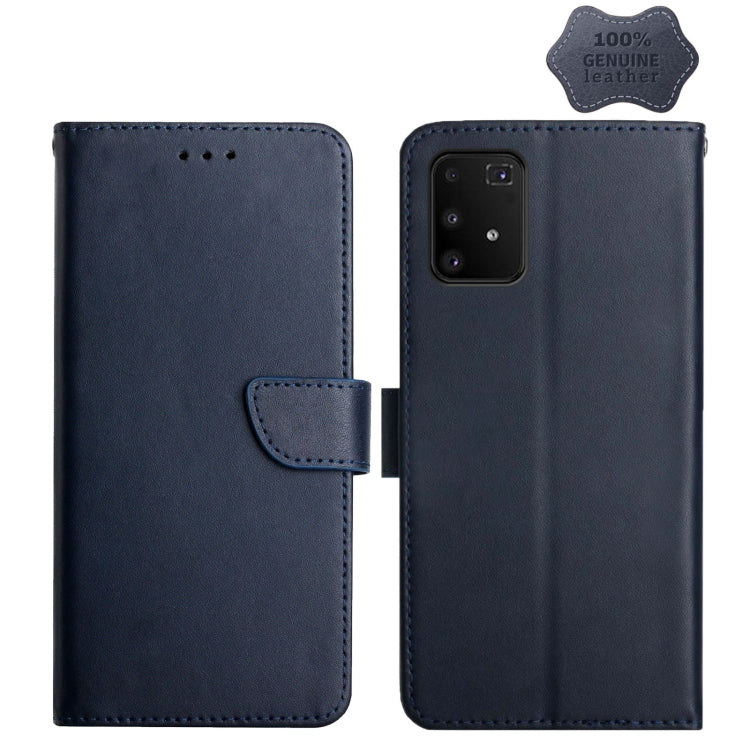 Genuine Leather Fingerprint-proof Horizontal Flip Phone Case, For Samsung Galaxy A40, For Samsung Galaxy A41, For Samsung Galaxy A42 5G, For Samsung Galaxy A50, For Samsung Galaxy A51, For Samsung Galaxy A51 5G, For Samsung Galaxy A70                  ...