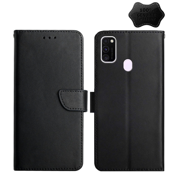 Genuine Leather Fingerprint-proof Horizontal Flip Phone Case, For Samsung Galaxy A40, For Samsung Galaxy A41, For Samsung Galaxy A42 5G, For Samsung Galaxy A50, For Samsung Galaxy A51, For Samsung Galaxy A51 5G, For Samsung Galaxy A70                  ...