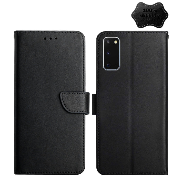 Genuine Leather Fingerprint-proof Horizontal Flip Phone Case, For Samsung Galaxy Note20 Ultra, For Samsung Galaxy S10, For Samsung Galaxy S10e, For Samsung Galaxy S10+, For Samsung Galaxy S20, For Samsung Galaxy S20 FE, For Samsung Galaxy S20+         ...