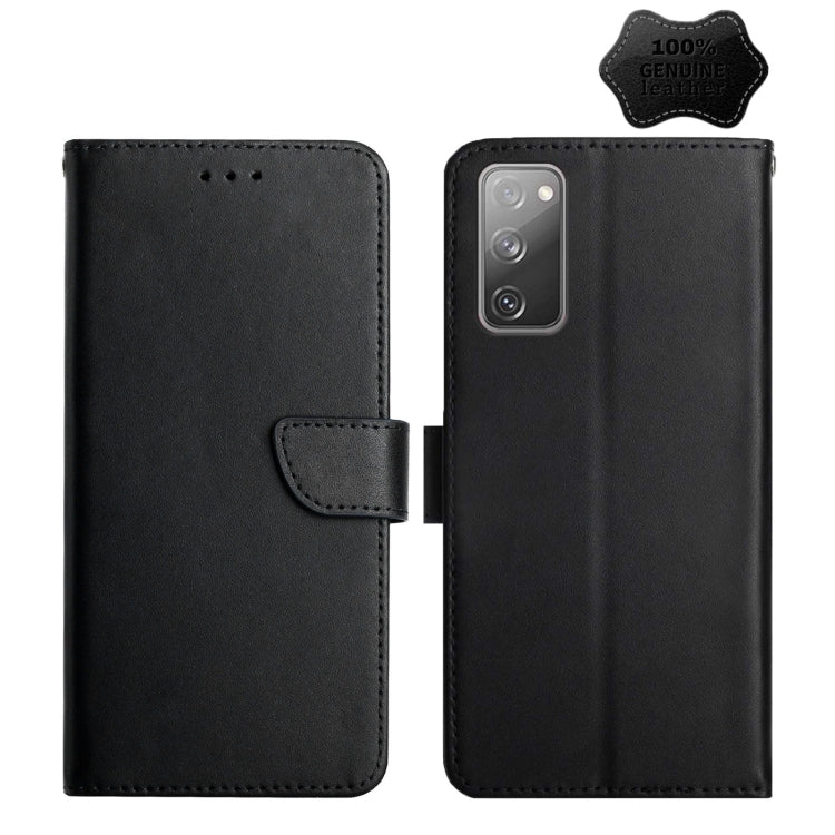Genuine Leather Fingerprint-proof Horizontal Flip Phone Case, For Samsung Galaxy Note20 Ultra, For Samsung Galaxy S10, For Samsung Galaxy S10e, For Samsung Galaxy S10+, For Samsung Galaxy S20, For Samsung Galaxy S20 FE, For Samsung Galaxy S20+         ...