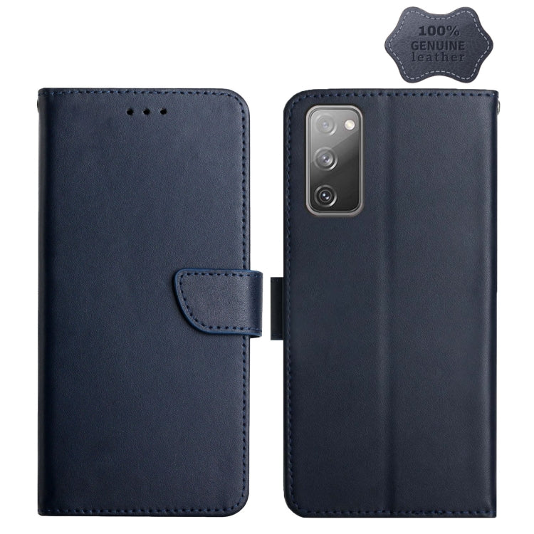 Genuine Leather Fingerprint-proof Horizontal Flip Phone Case, For Samsung Galaxy Note20 Ultra, For Samsung Galaxy S10, For Samsung Galaxy S10e, For Samsung Galaxy S10+, For Samsung Galaxy S20, For Samsung Galaxy S20 FE, For Samsung Galaxy S20+         ...