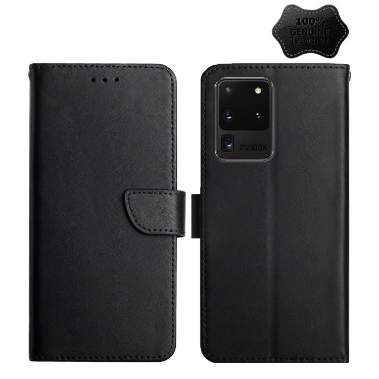 Genuine Leather Fingerprint-proof Horizontal Flip Phone Case, For Samsung Galaxy Note20 Ultra, For Samsung Galaxy S10, For Samsung Galaxy S10e, For Samsung Galaxy S10+, For Samsung Galaxy S20, For Samsung Galaxy S20 FE, For Samsung Galaxy S20+         ...