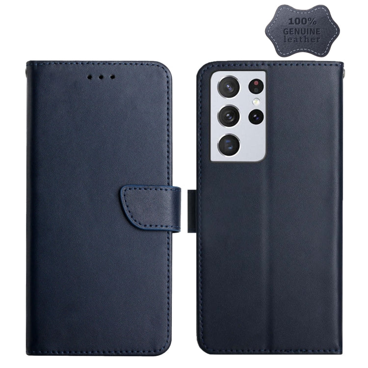 Genuine Leather Fingerprint-proof Horizontal Flip Phone Case, For Samsung Galaxy Note20 Ultra, For Samsung Galaxy S10, For Samsung Galaxy S10e, For Samsung Galaxy S10+, For Samsung Galaxy S20, For Samsung Galaxy S20 FE, For Samsung Galaxy S20+         ...